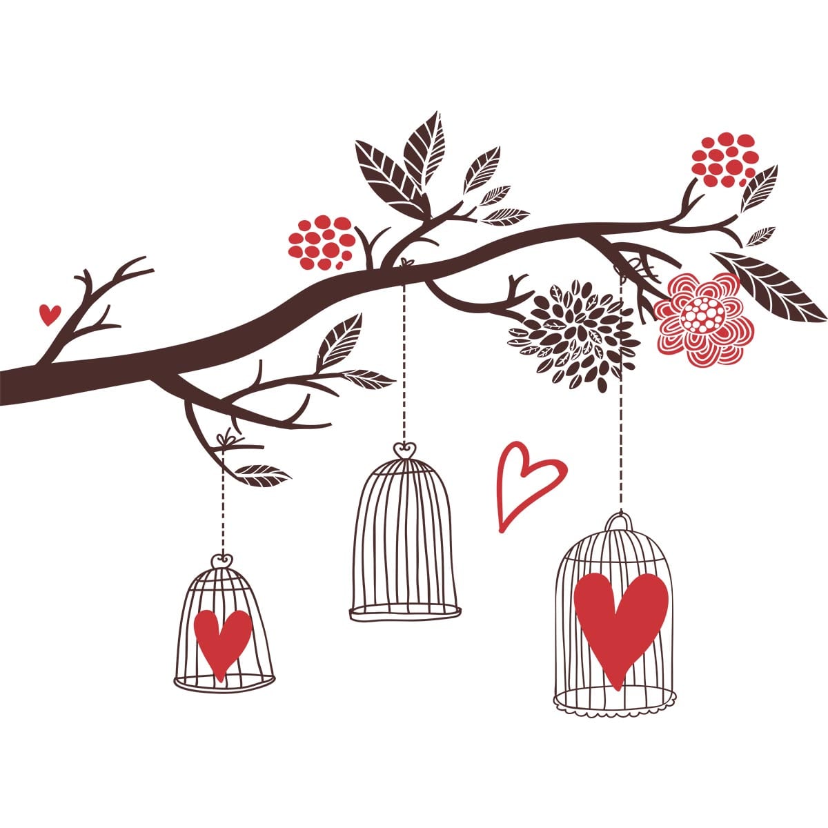 Sticker perete Cage 1