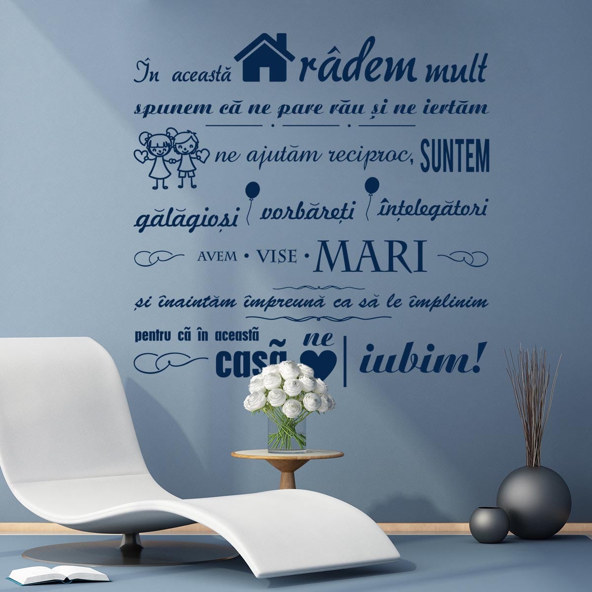 Sticker perete Casuta noastra 1