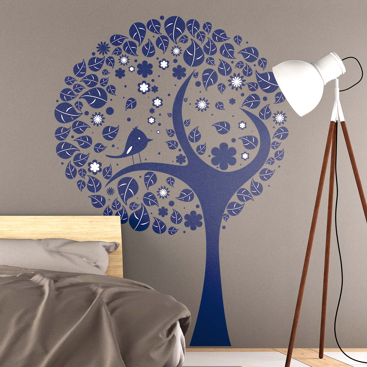 Sticker perete Copac abstract 1