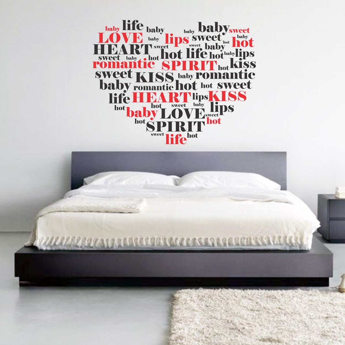 Sticker perete Cuvinte din inima 1