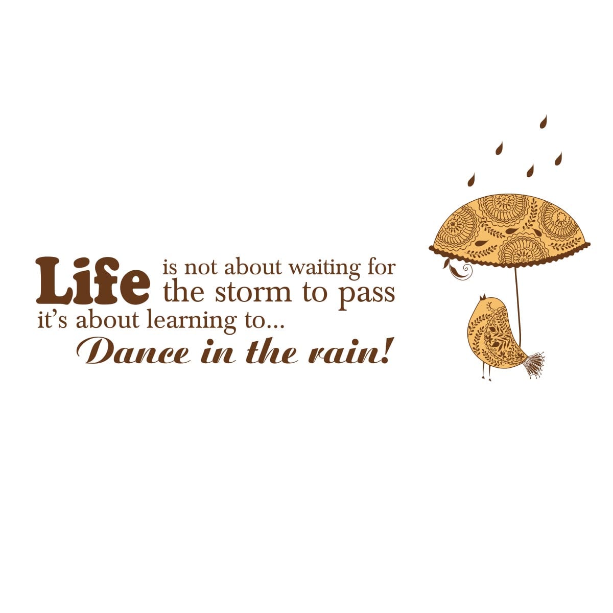 Sticker perete Dance in the Rain 1