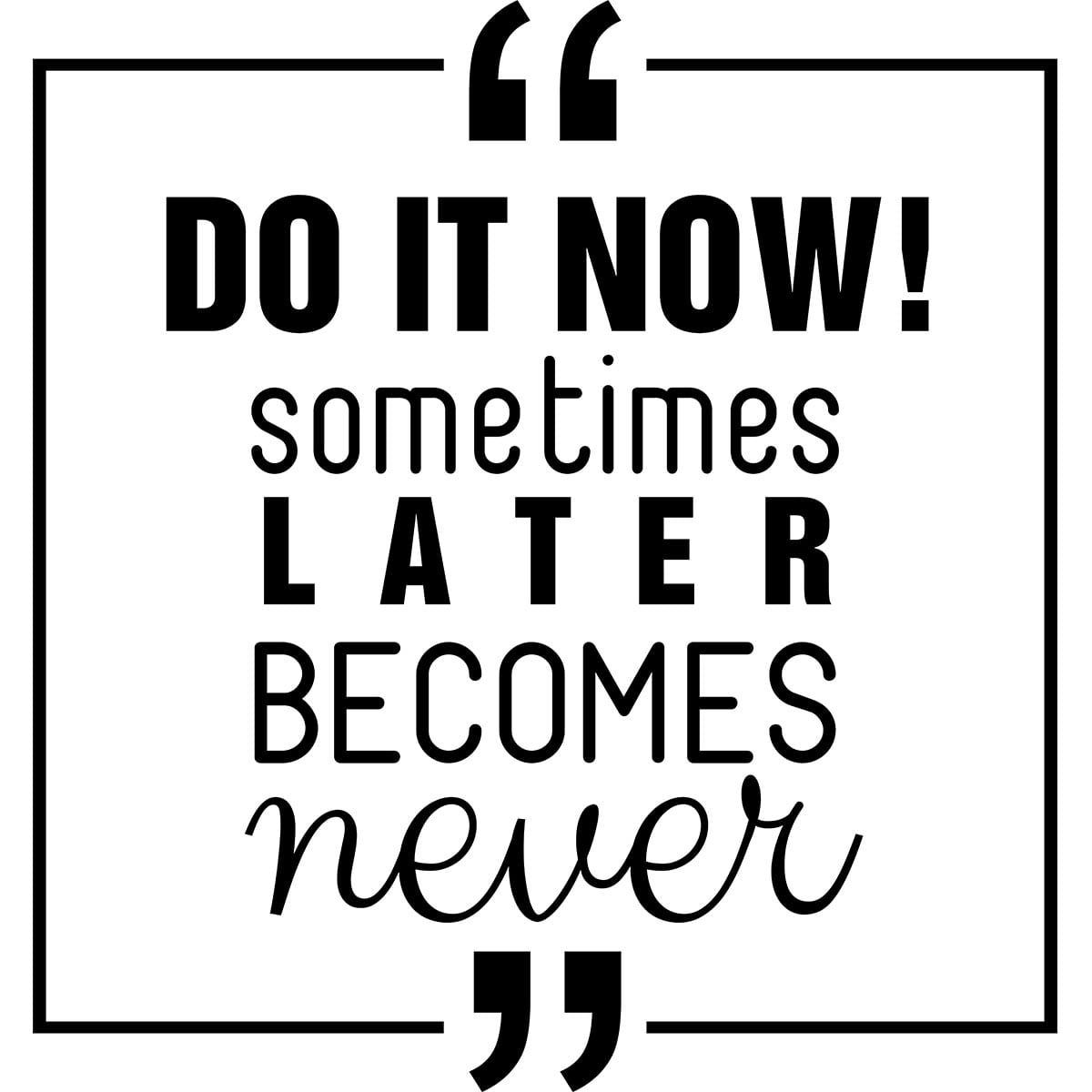 Sticker perete Do it Now 1