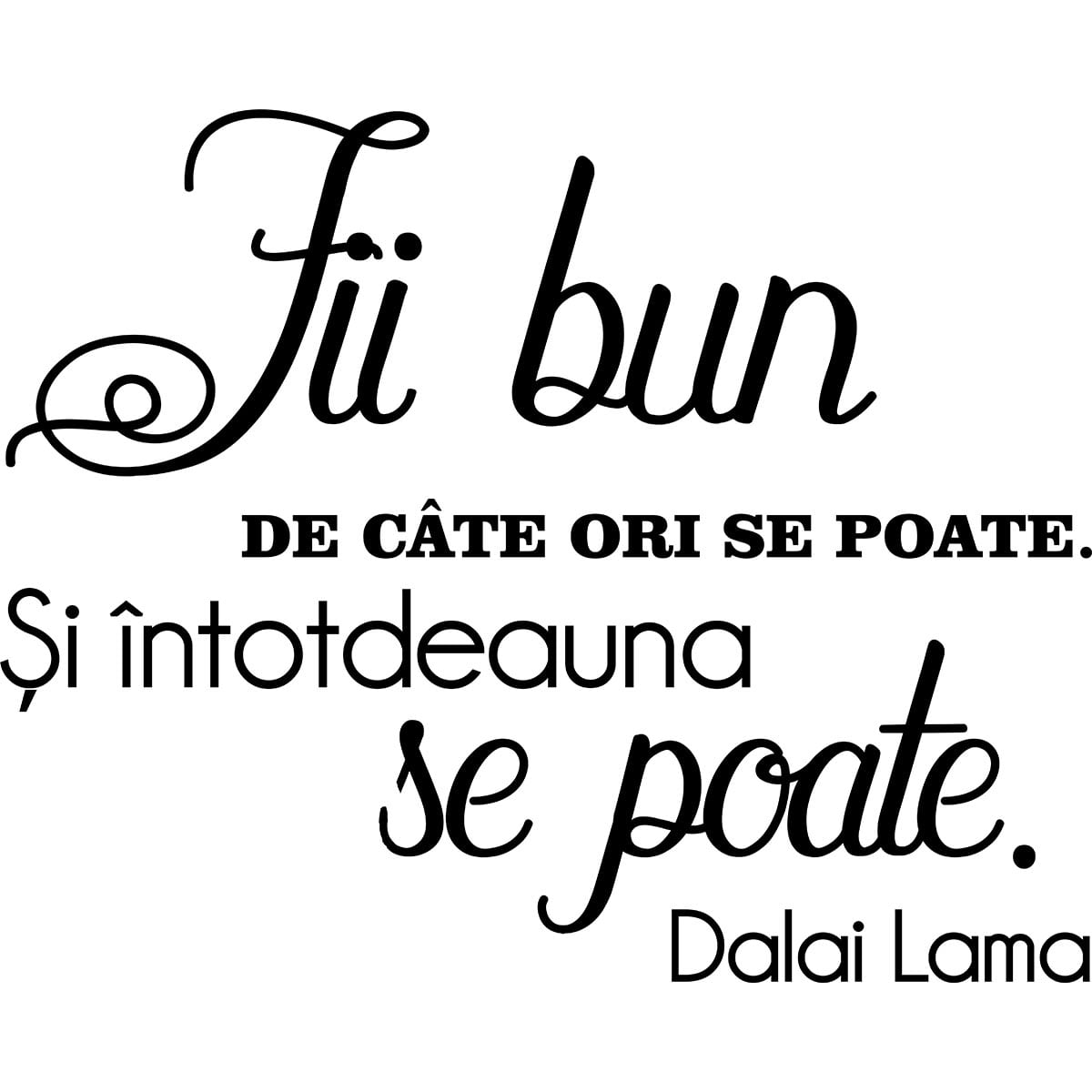 Sticker perete Fii bun 1