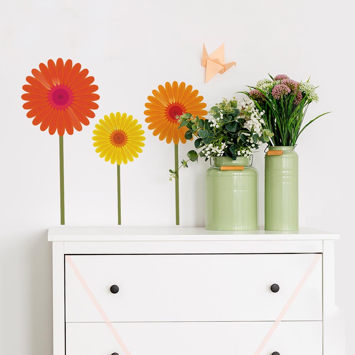 Sticker perete Gherbera 1