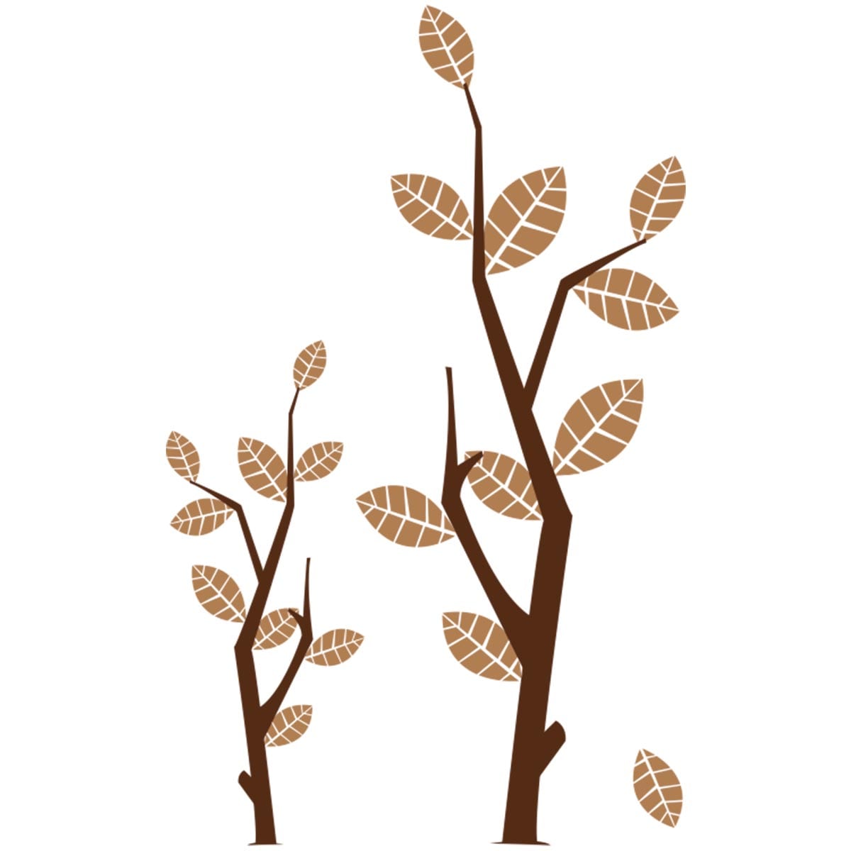 Sticker perete Leaves 1