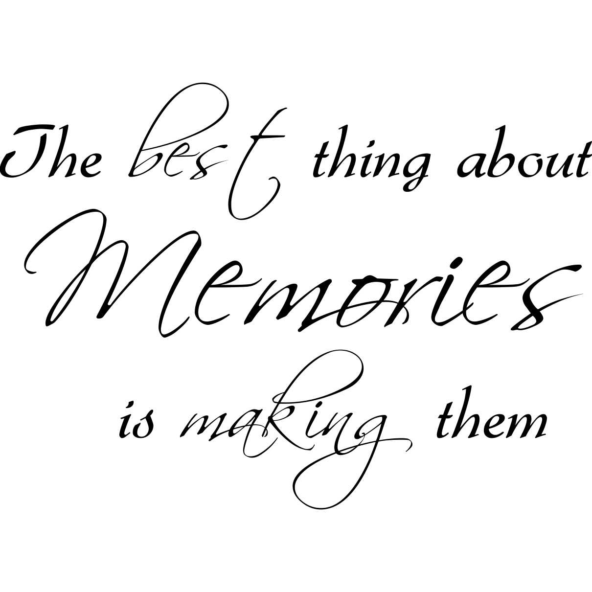 Sticker perete Memories 1