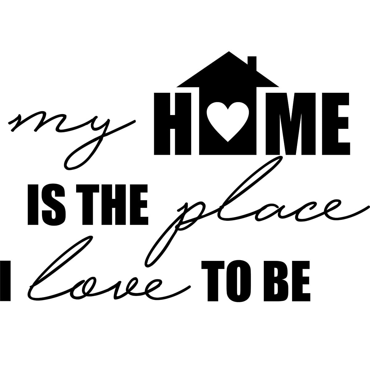 Sticker perete My Home 1