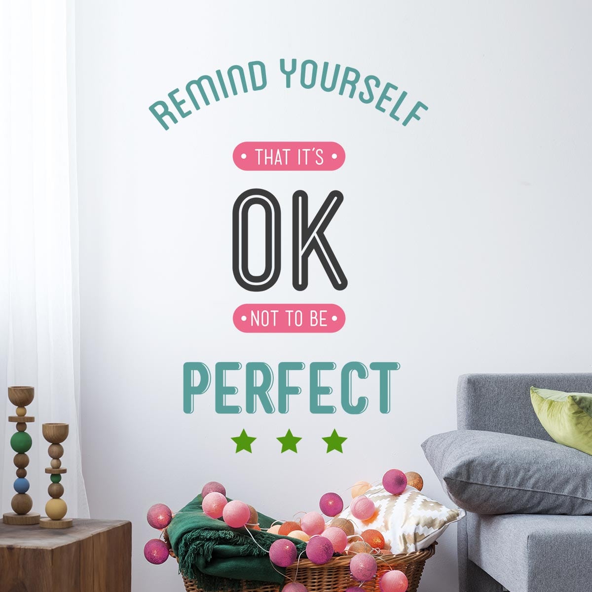 Sticker perete Nobody's Perfect 1