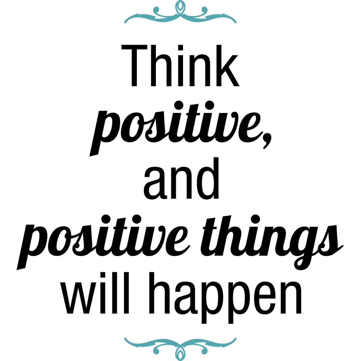 Sticker perete Positive 1
