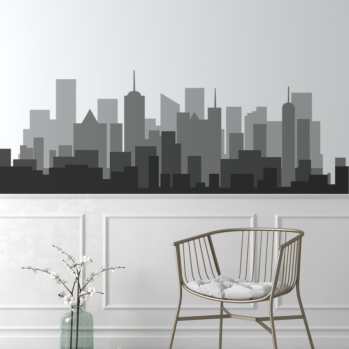 Sticker perete Shades of Grey Skyline 1