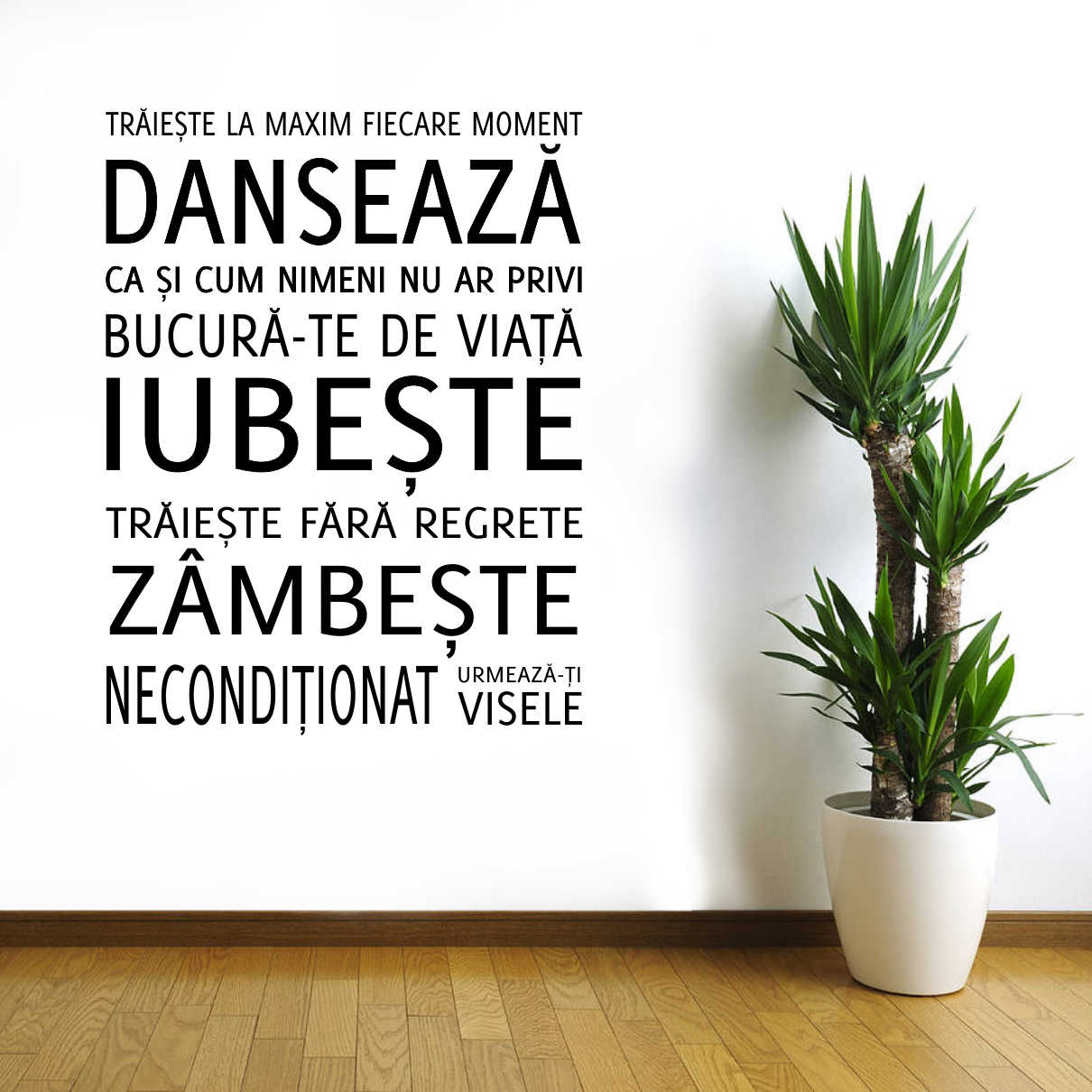 Sticker perete Urmeaza-ti visele 1