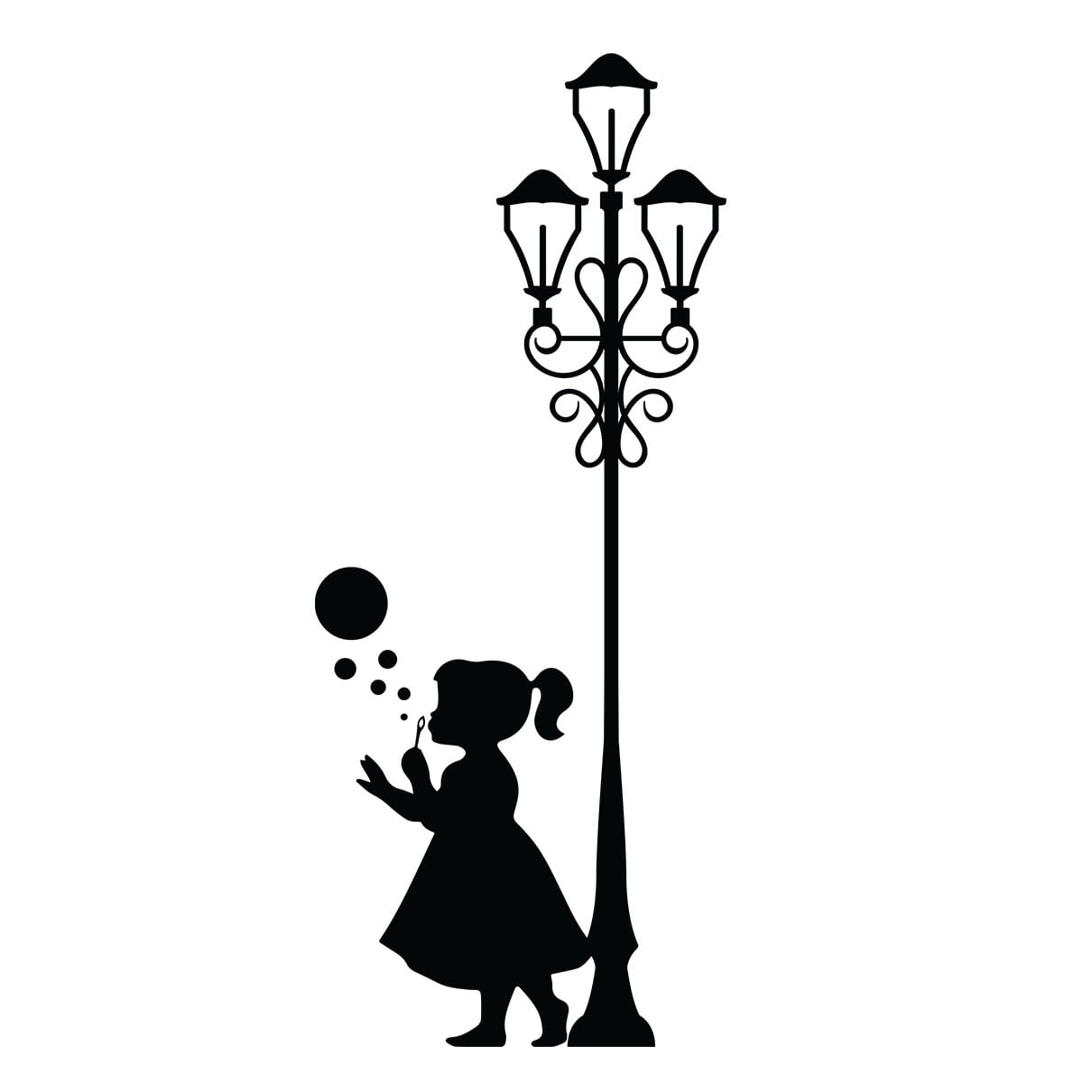 Sticker perete copii Felinar 1