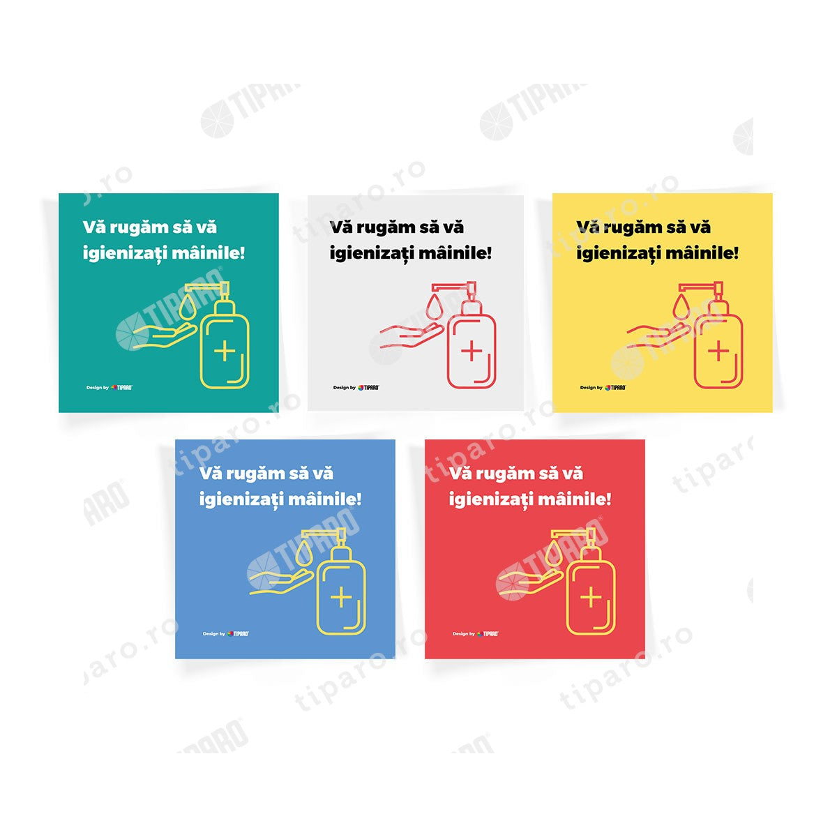 Stickere preventie Igienizare maini 10 bucati 6