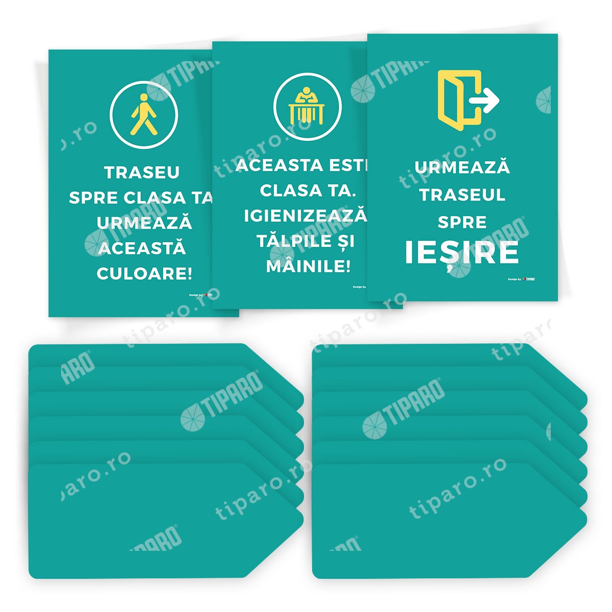 Sticker preventie Set traseu clasa 4