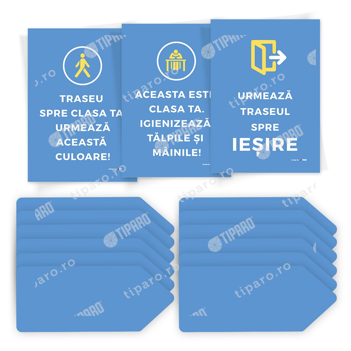 Sticker preventie Set traseu clasa 4