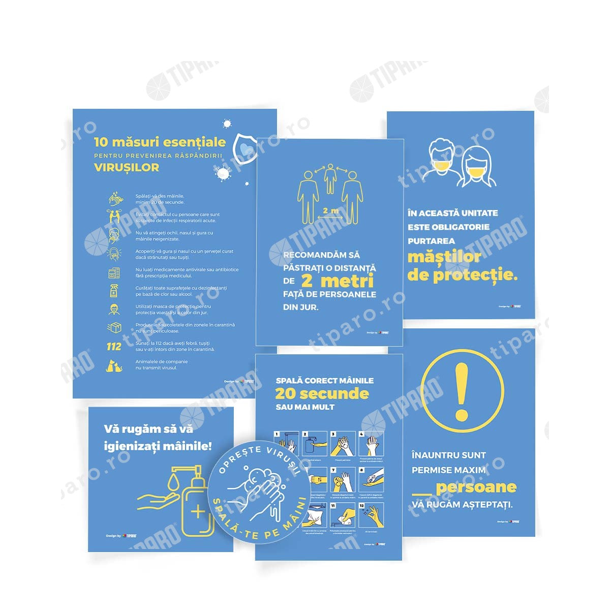 Stickere de preventie Set complet preventie 4