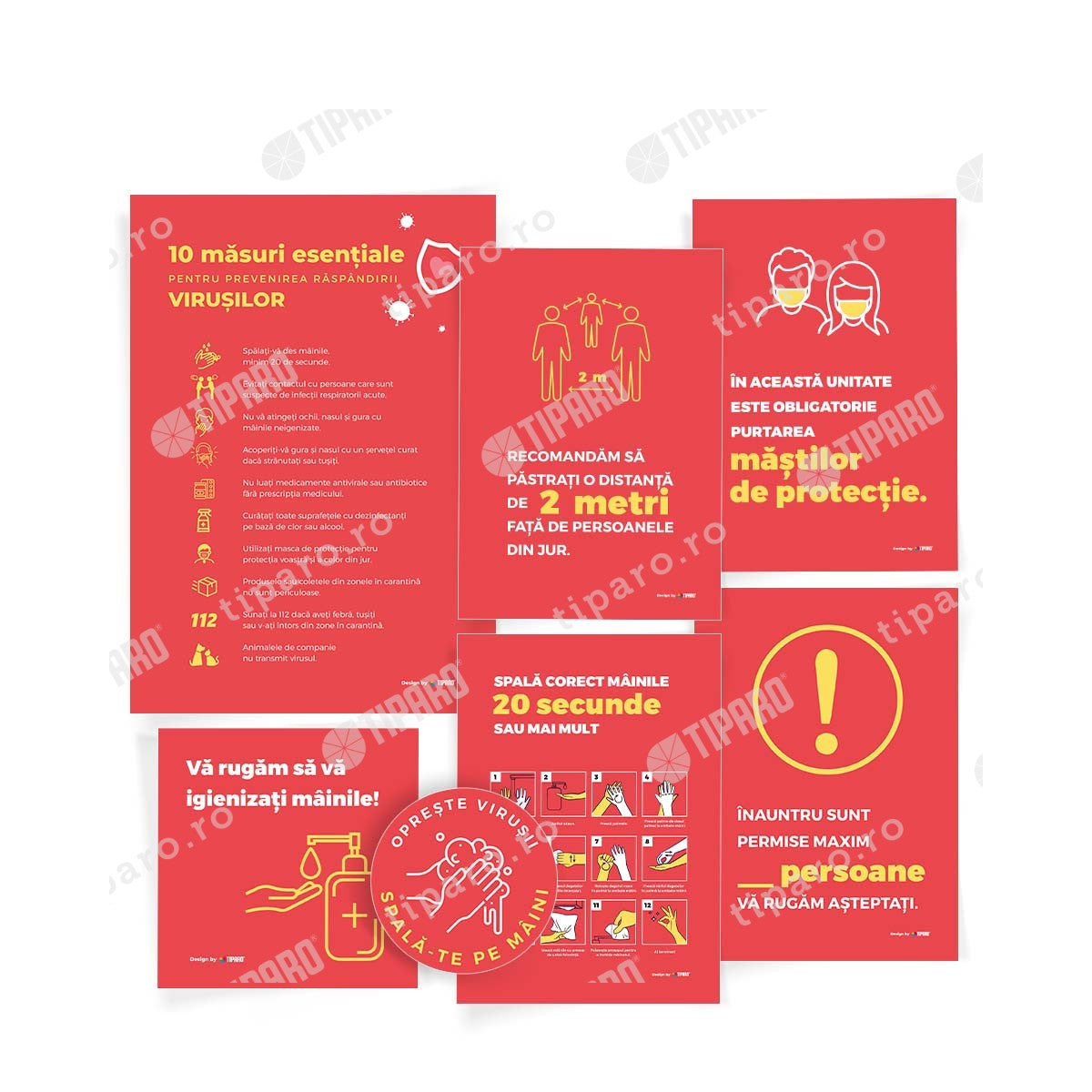 Stickere de preventie Set complet preventie 4