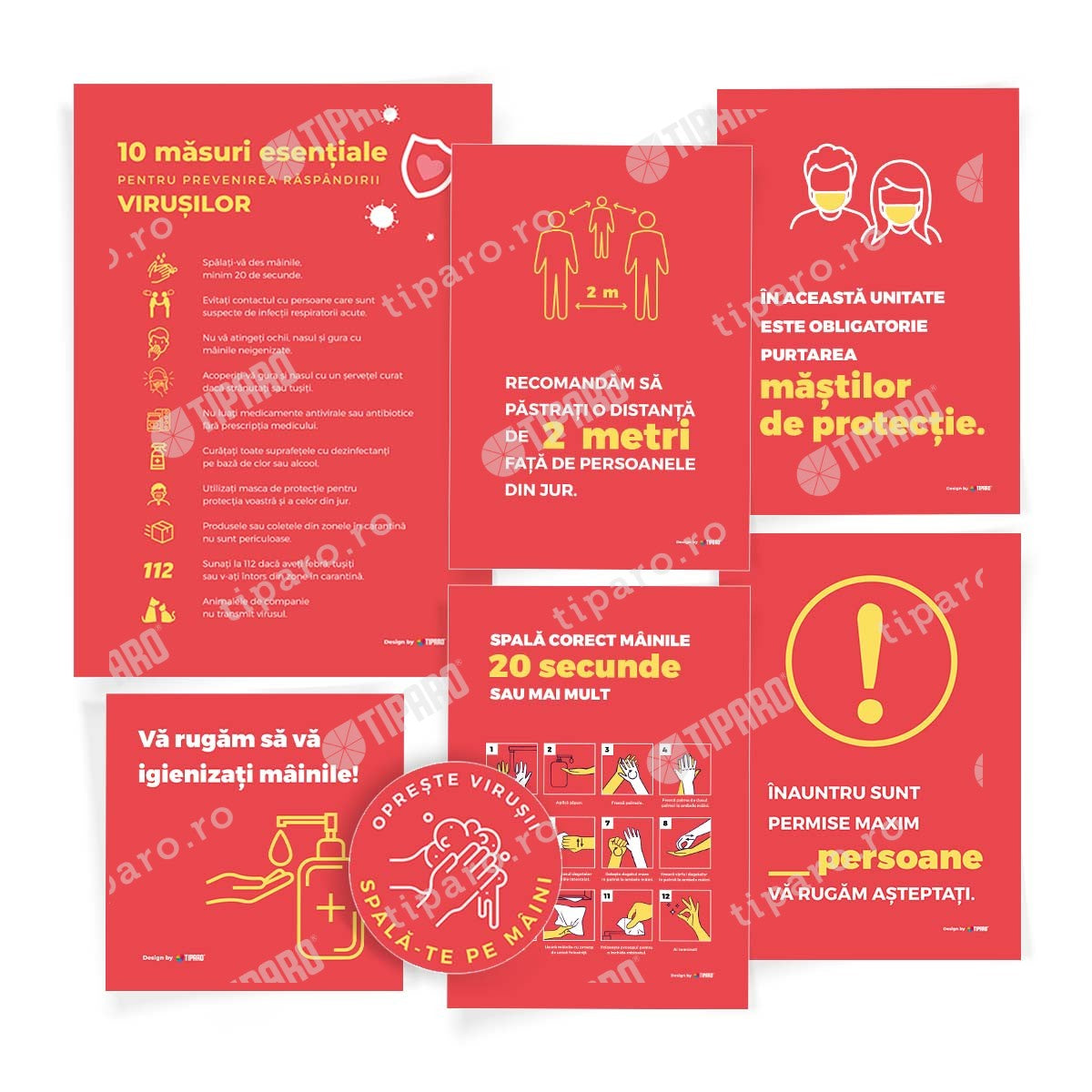 Stickere de preventie Set complet preventie XL 3