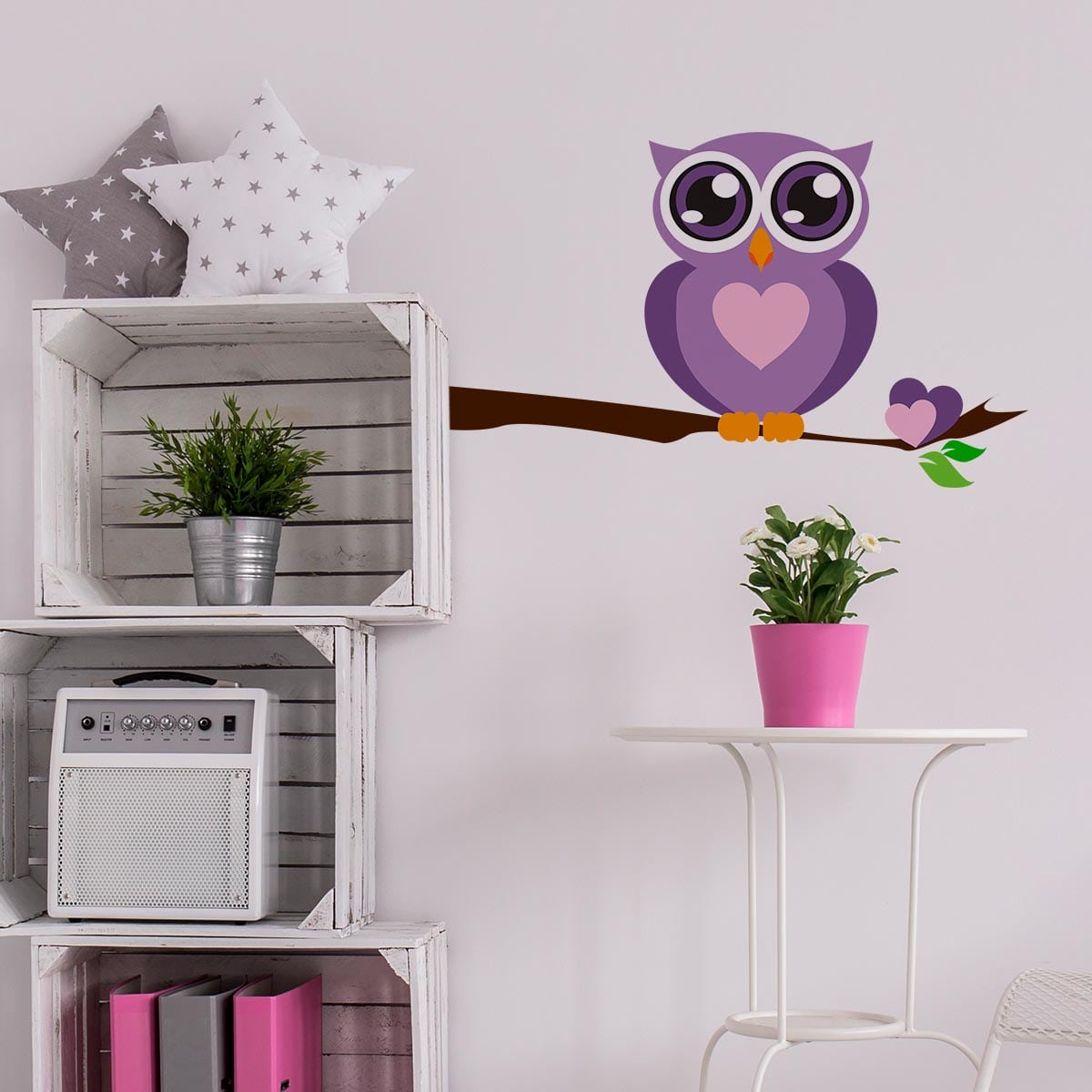 Stickere perete copii Bufnita 1