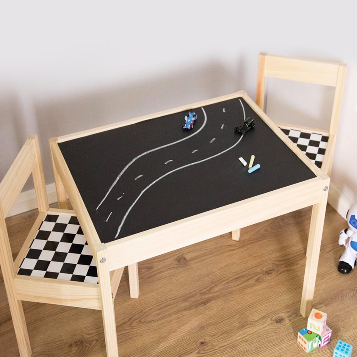 Stickere perete copii Folie de scris cu creta neagra