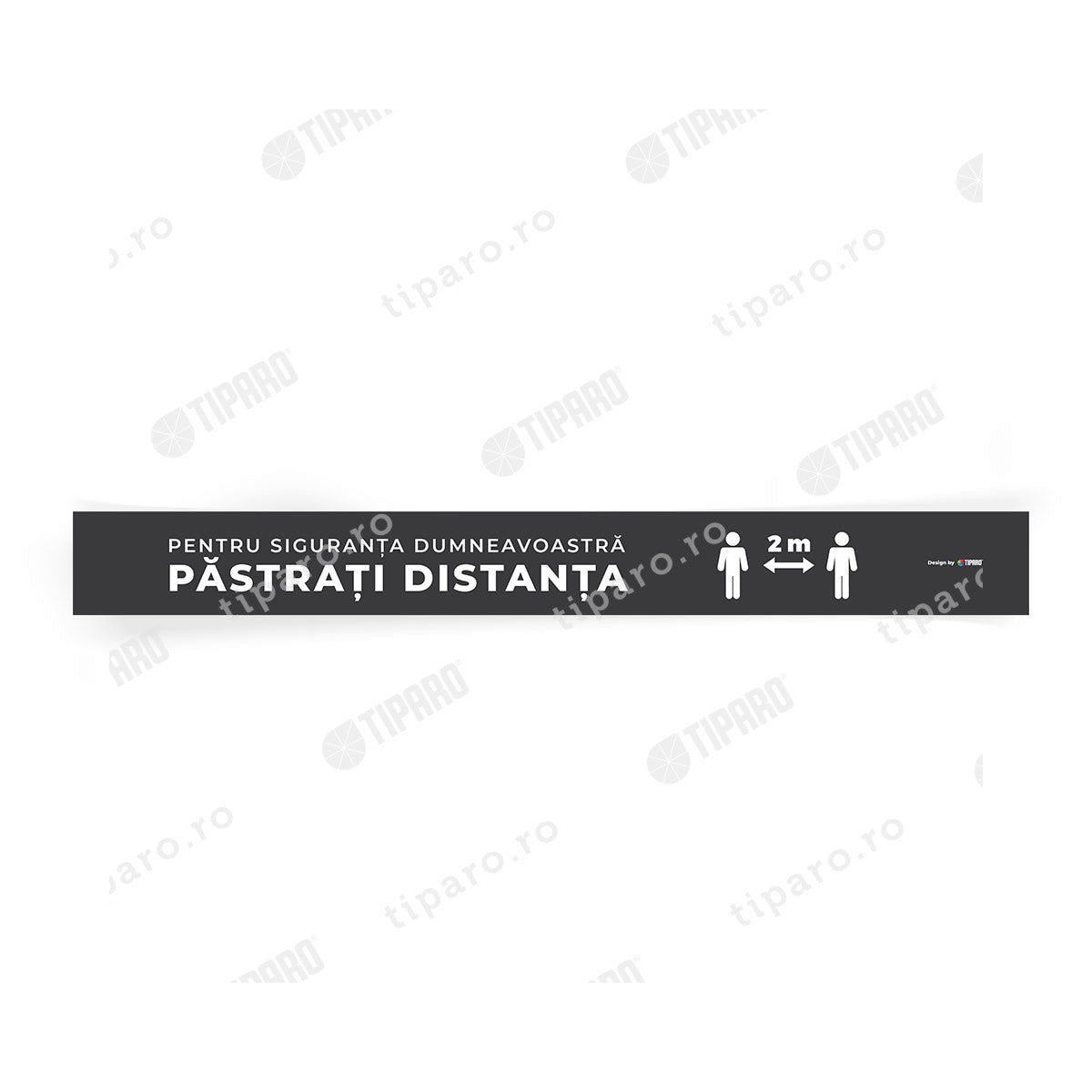 Stickere preventie Benzi distantare podea 9a