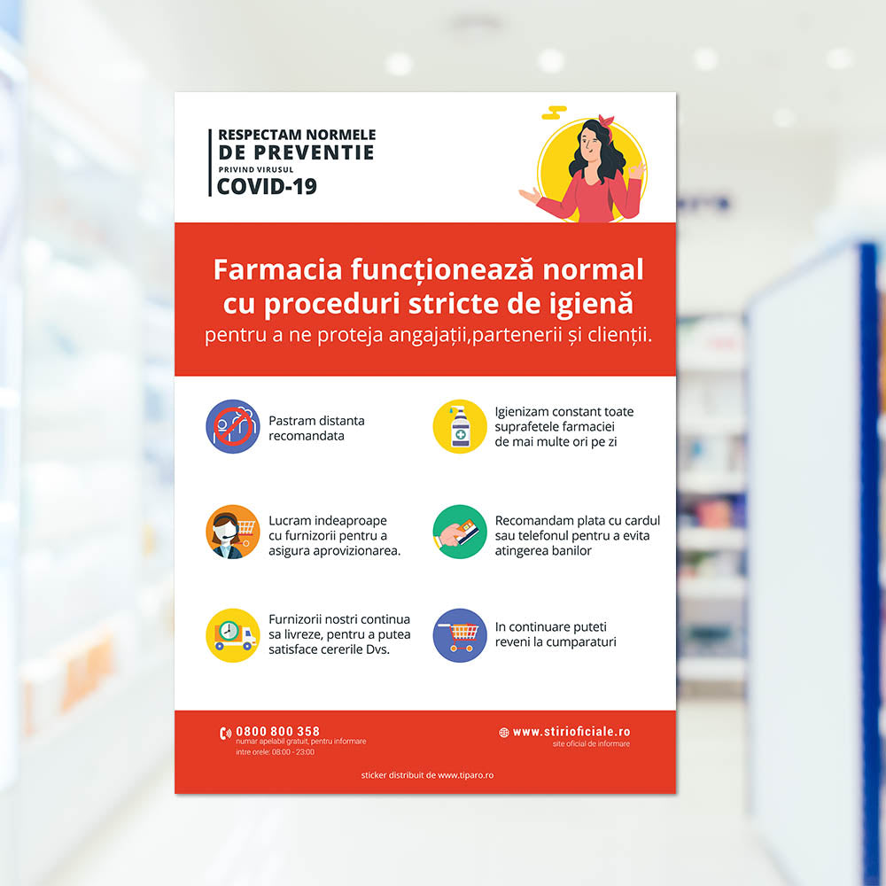 Stickere preventie FARMACIE 1