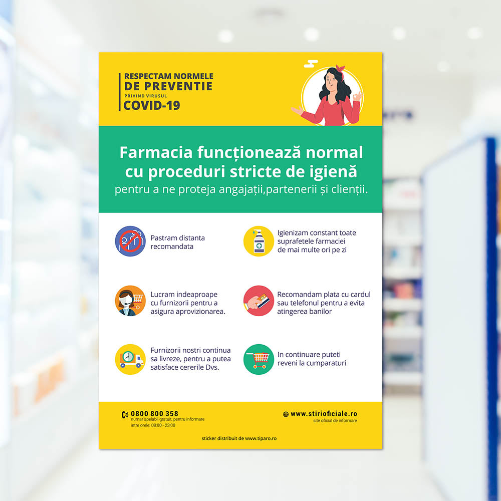 Stickere preventie FARMACIE 2
