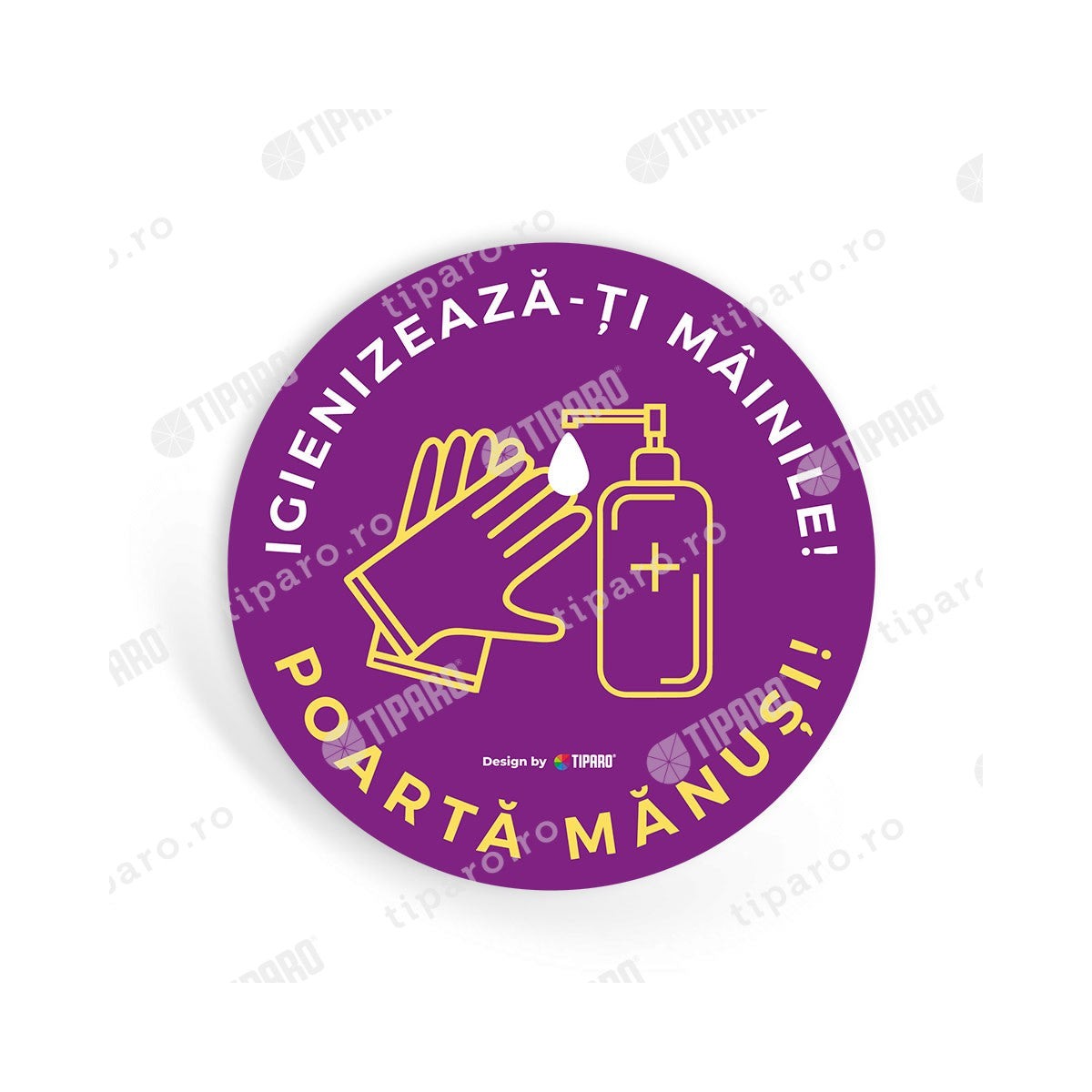 Stickere preventie Igienizare si manusi 8