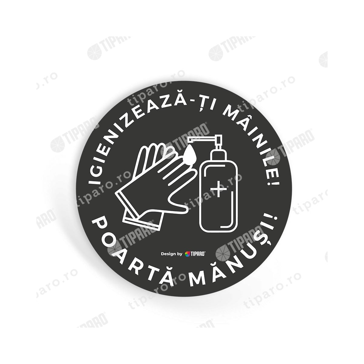 Stickere preventie Igienizare si manusi 8