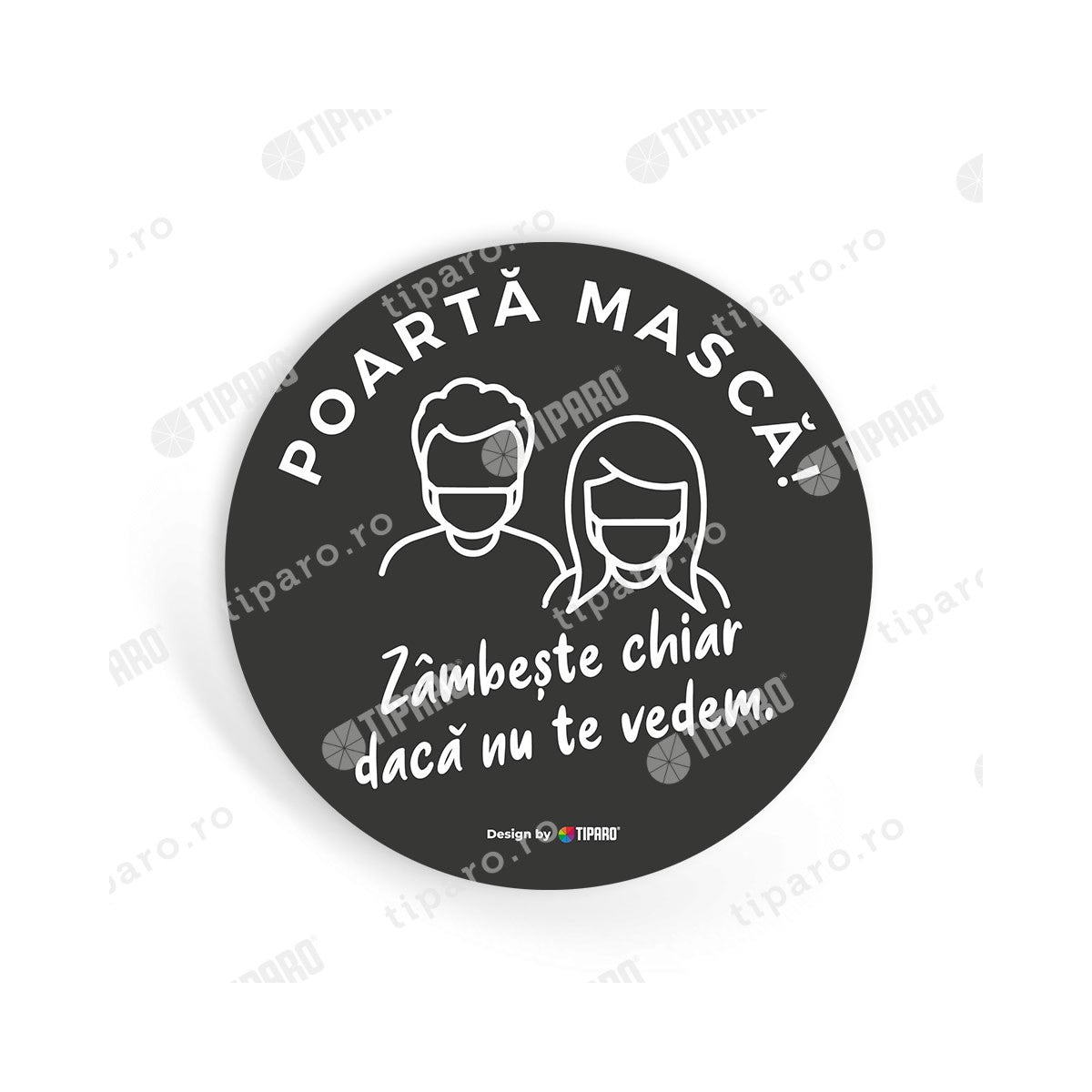 Stickere preventie Poarta masca 8