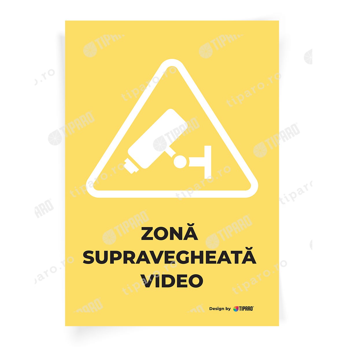 Stickere preventie Zona supravegheata video 3