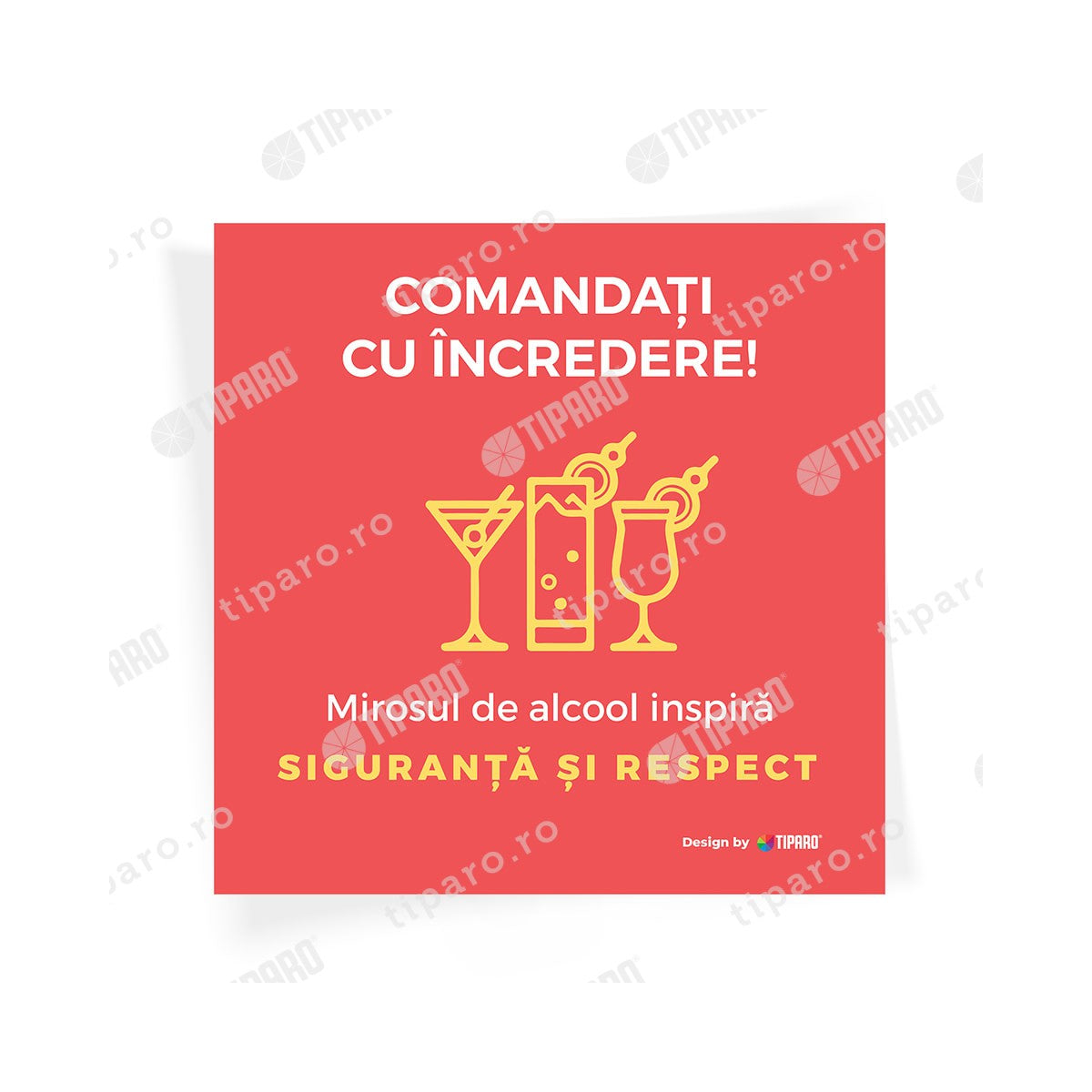 Stickere preventie horeca cocktail 6