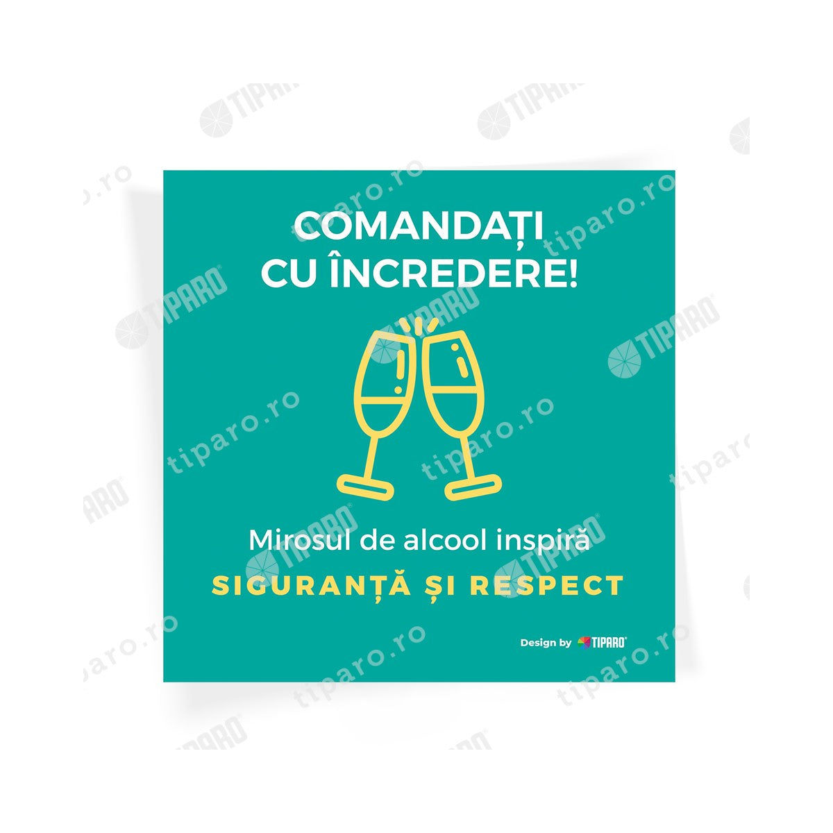 Stickere preventie horeca proseco 6