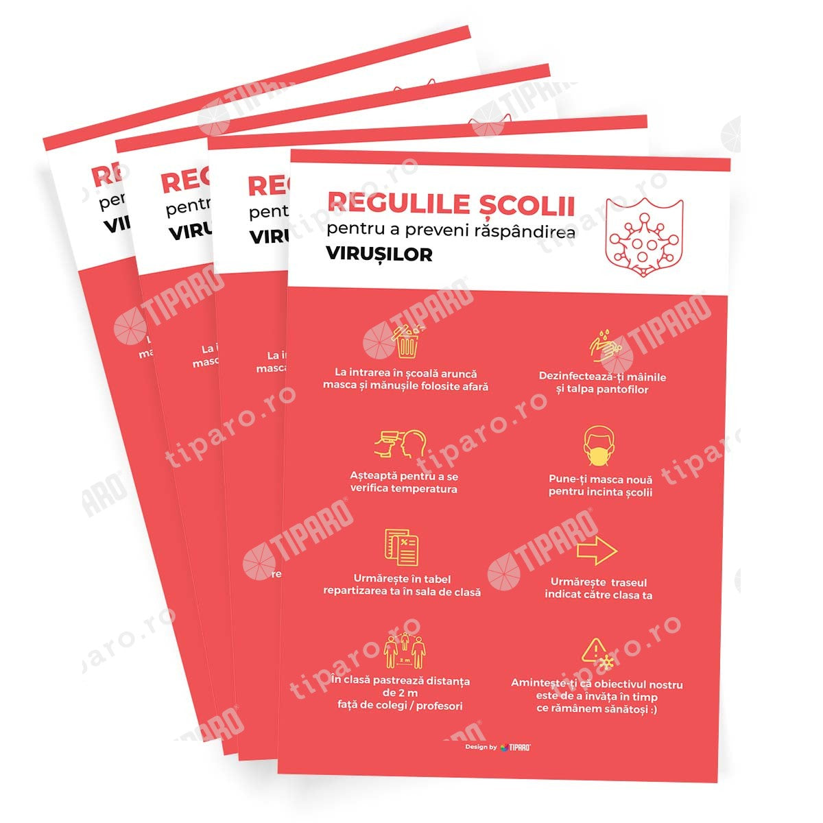 Stickere preventie scoli Reguli 4 bucati 6