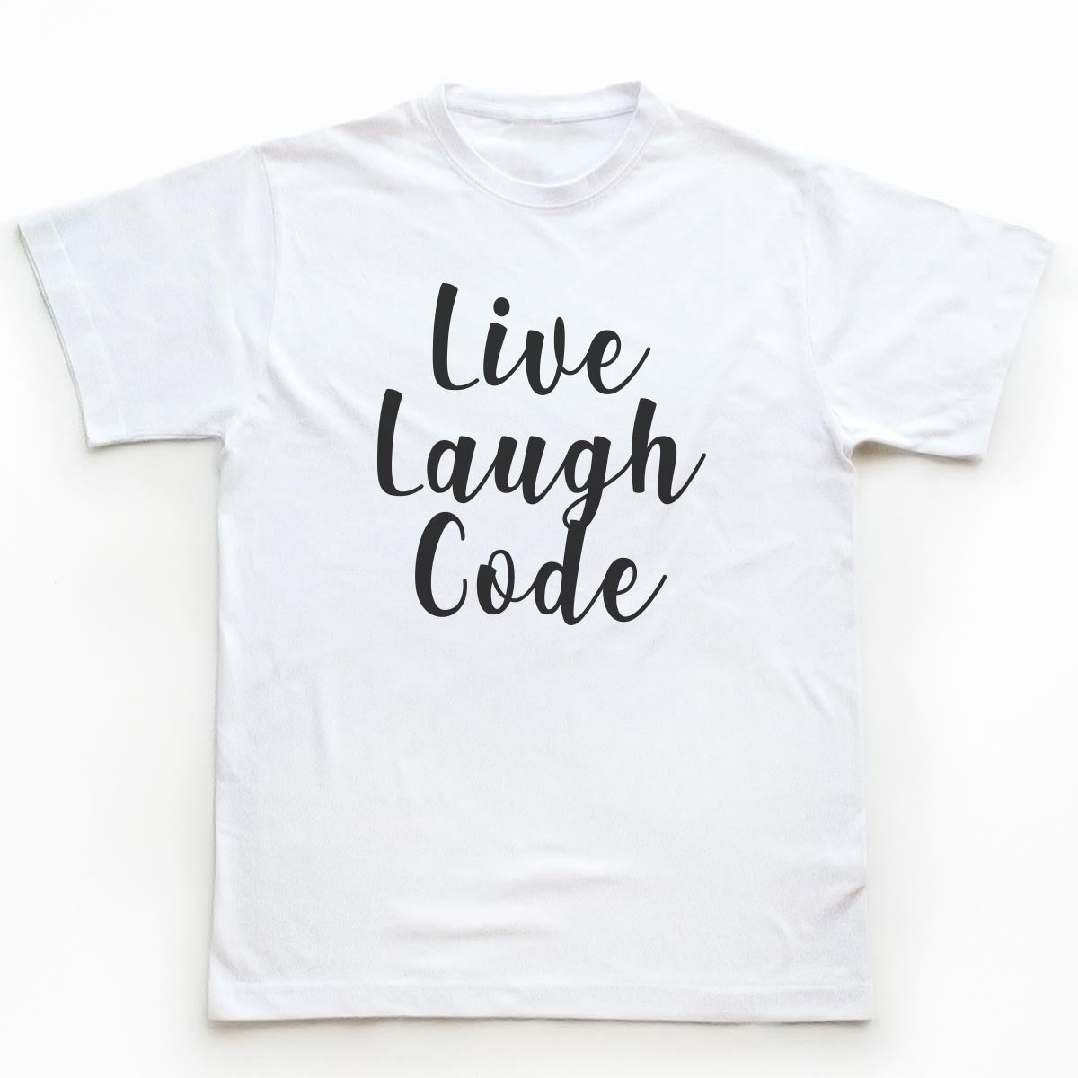 Tricou Programator Live Laugh Code 1