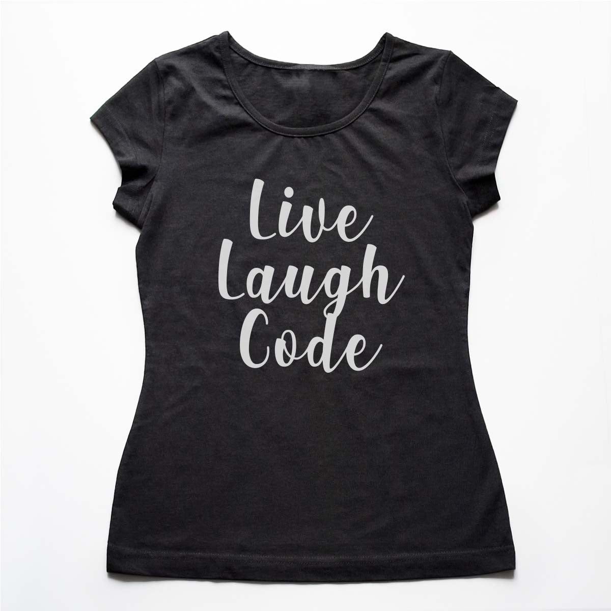 Tricou Programator Live Laugh Code 4