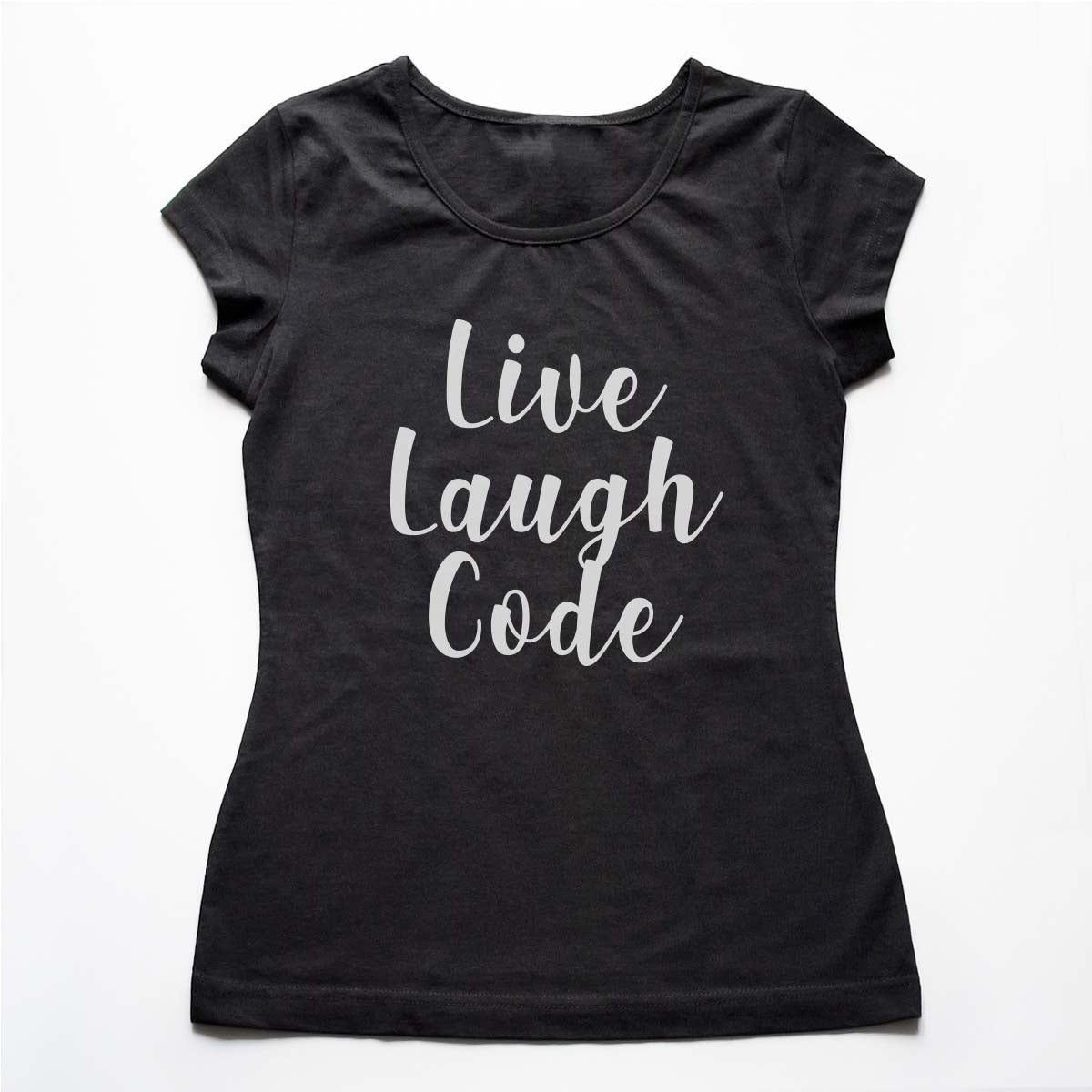 Tricou Programator Live Laugh Code 3
