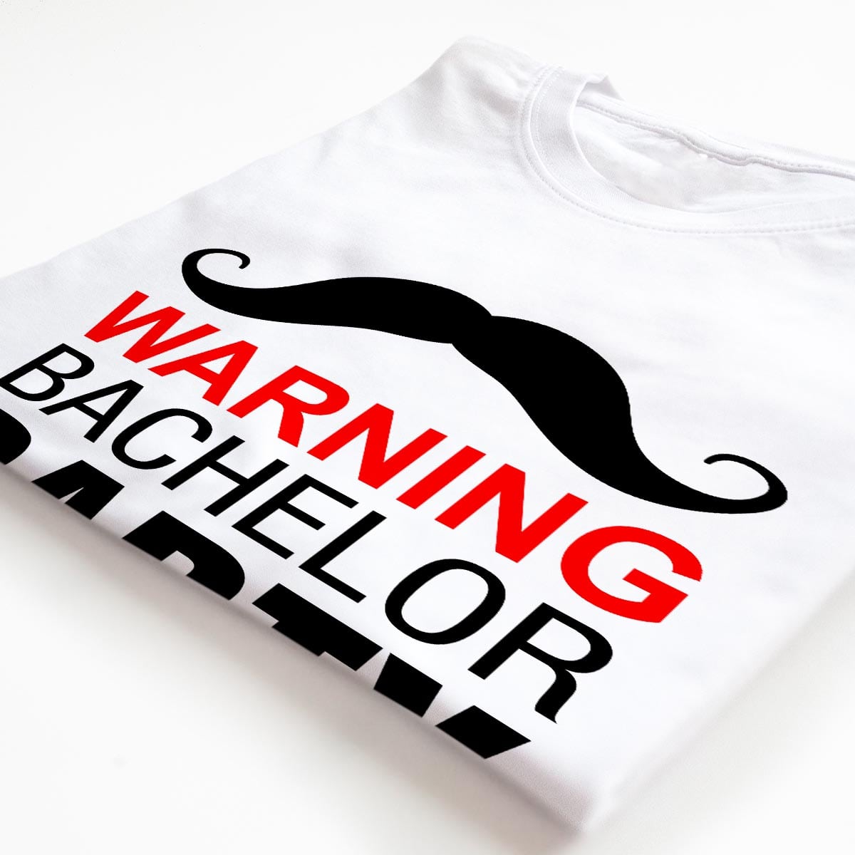 Tricouri petrecerea burlacilor - Groom moustache3