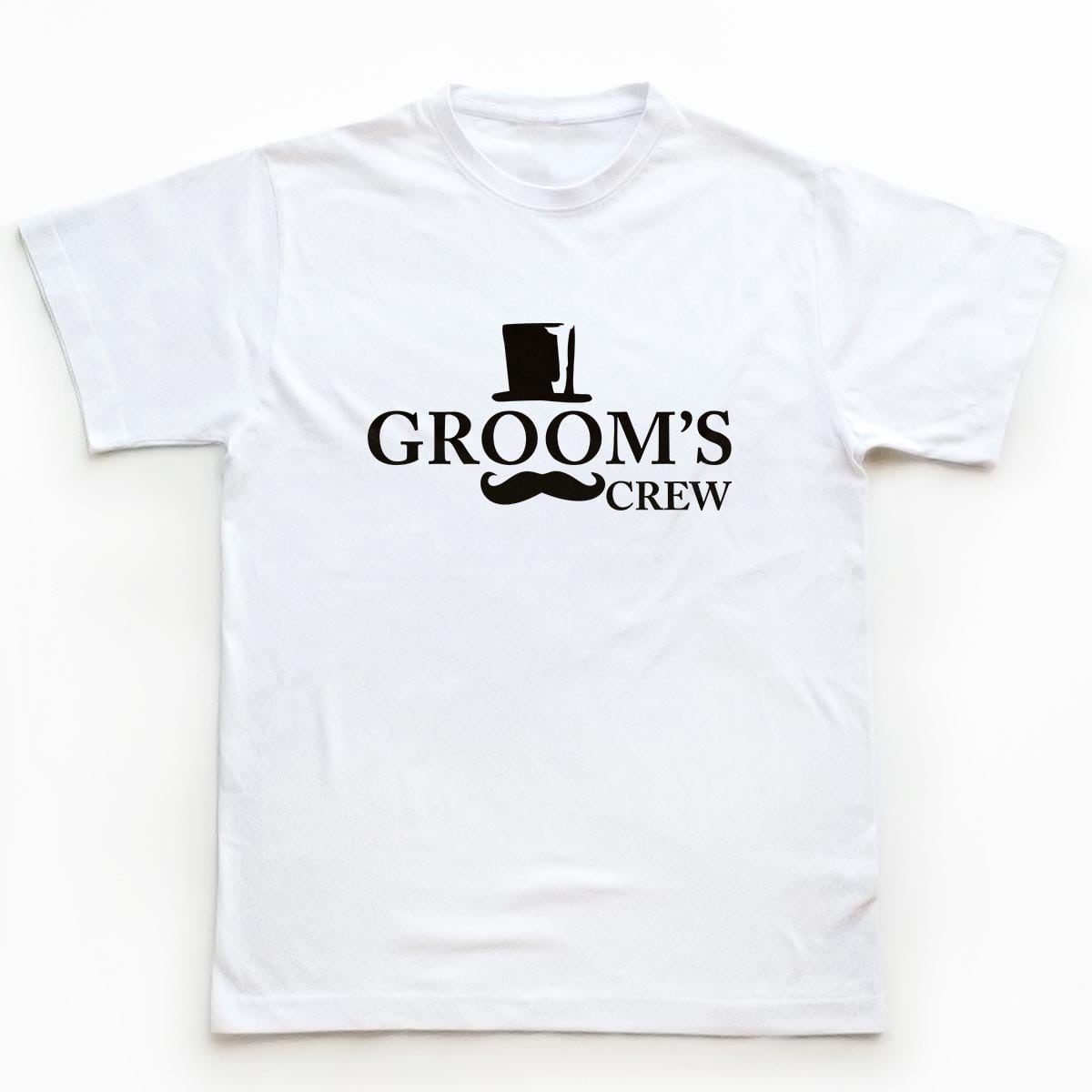 Tricouri petrecerea burlacilor Groom&#39;s Crew 1