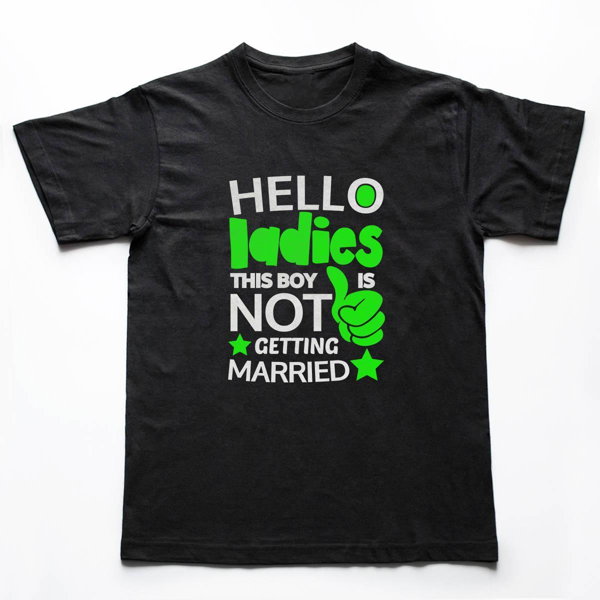 Tricouri petrecerea burlacilor - Hello ladies - neon 2