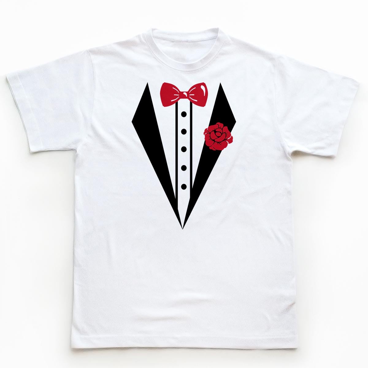 Tricouri petrecerea burlacilor - Tuxedo groom3