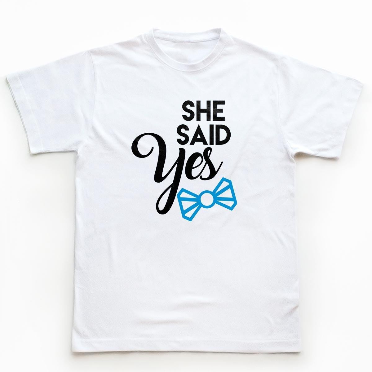 Tricouri petrecerea burlacilor - Yes 1