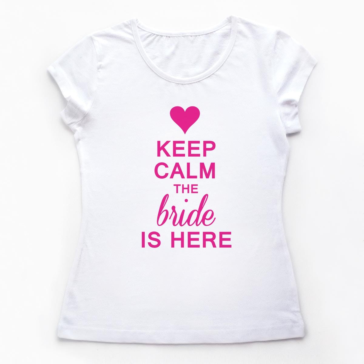 Tricouri petrecerea burlacitelor Keep calm - The Bride is here 1