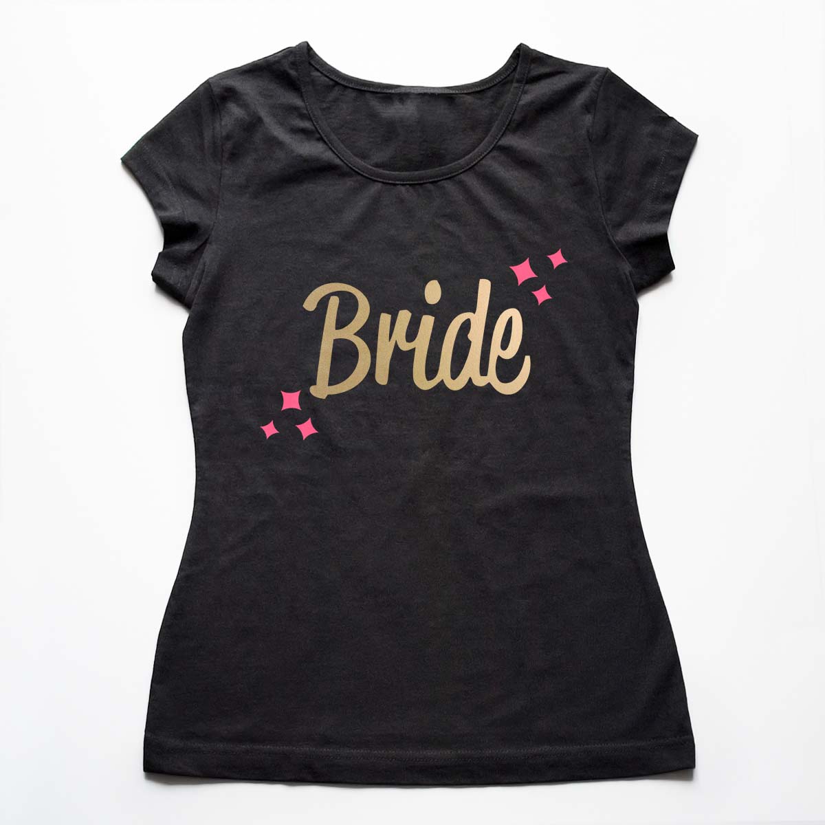 tricouri petrecerea burlacitelor Sweet Bride - gold 15
