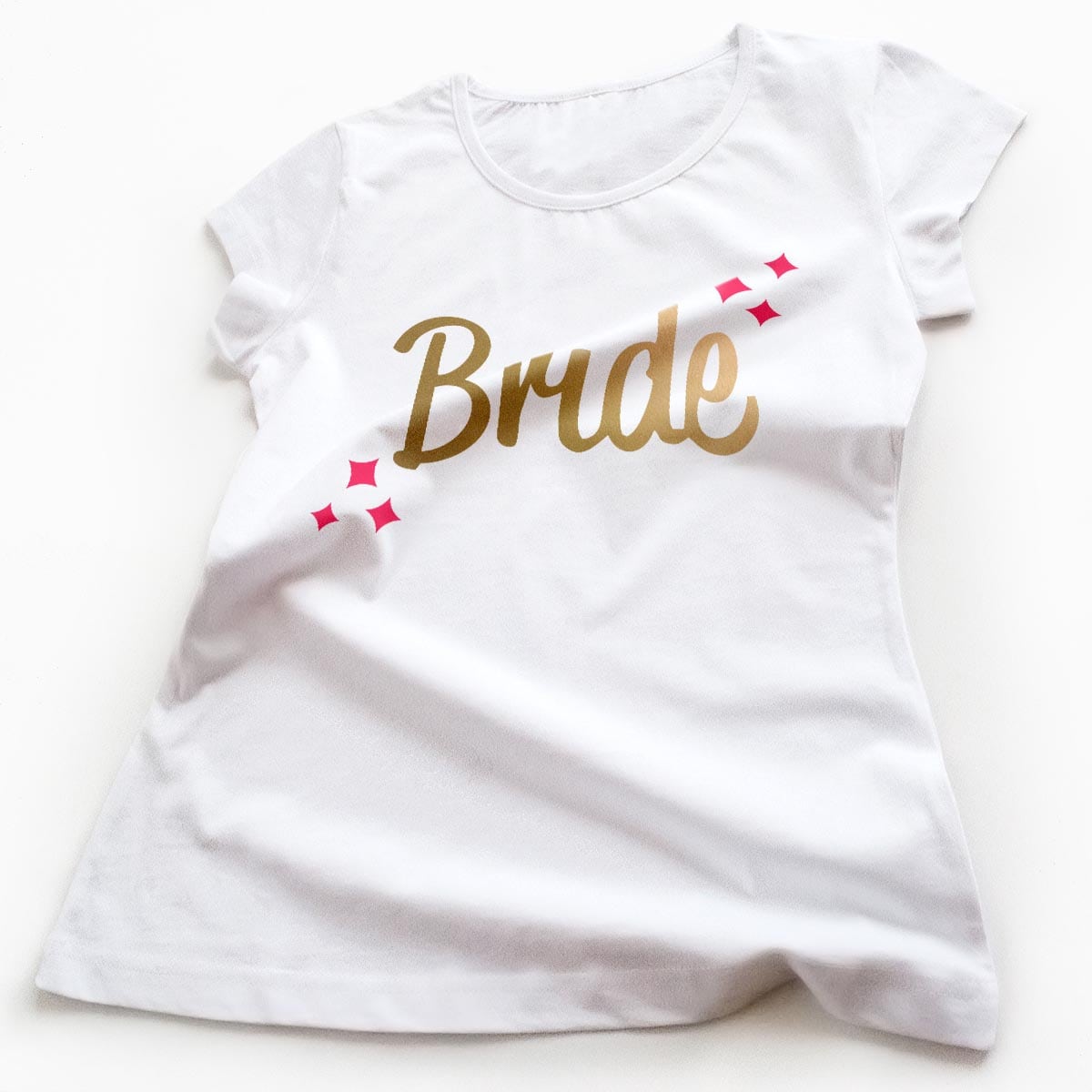 tricouri petrecerea burlacitelor Sweet Bride - gold 1