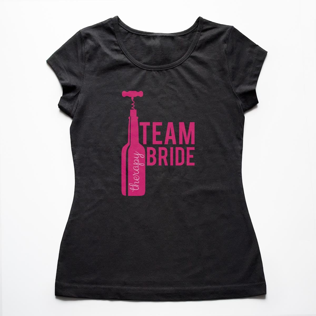 Tricouri petrecerea burlacitelor Team Bride and Good Wine 5