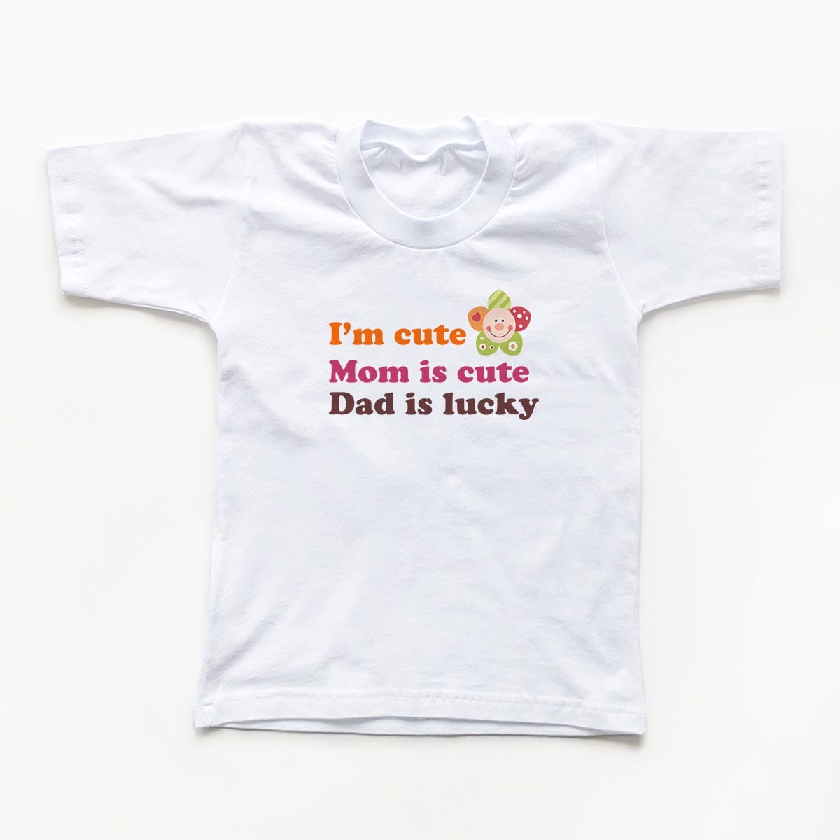 Tricouri copii Dad is lucky 1