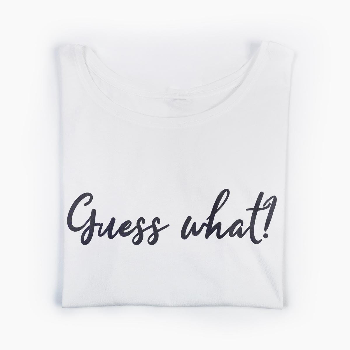 Tricou gravide Guess What 6