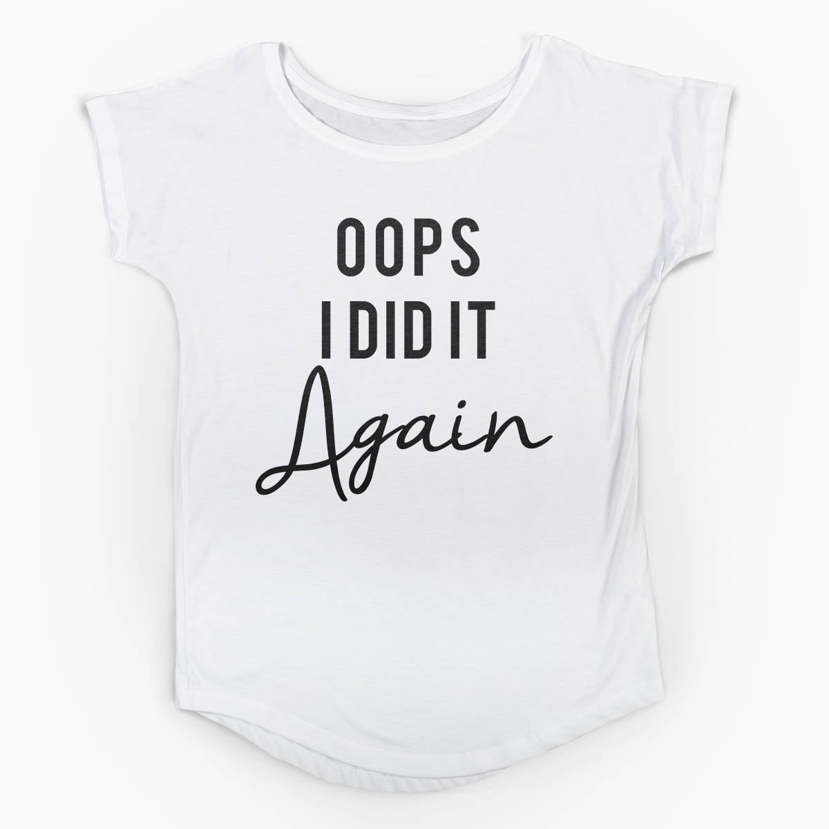 Tricou gravide I did it again 1