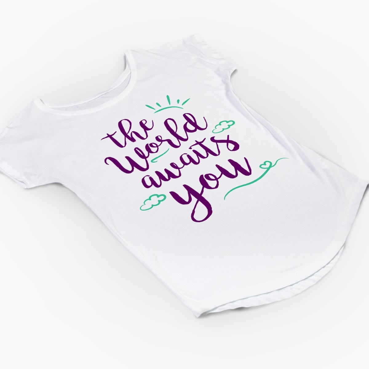 Tricou gravide The World Awaits You 7